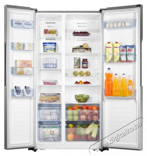 Gorenje NRS9181MX Side by Side hűtőszekrény Konyhai termékek - Hűtő, fagyasztó (szabadonálló) - Amerikai típusú Side By Side hűtő - 348420