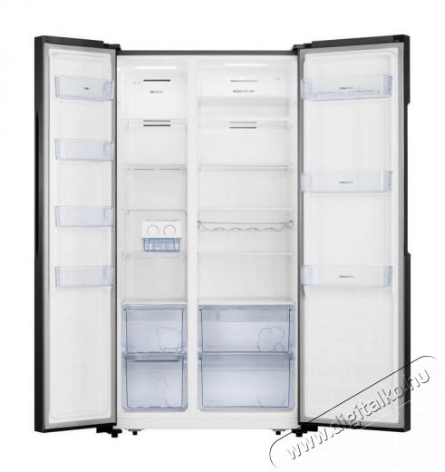 Gorenje NRS9182MB Side-by-Side hűtőszekrény Konyhai termékek - Hűtő, fagyasztó (szabadonálló) - Amerikai típusú Side By Side hűtő - 350578