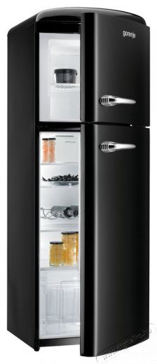 Gorenje RF60309OBK hűtőszekrény - fekete Konyhai termékek - Hűtő, fagyasztó (szabadonálló) - Felülfagyasztós kombinált hűtő - 283573