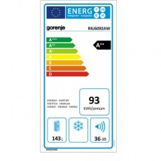 Gorenje RIU6092AW egyajtós hűtőszekrény Konyhai termékek - Hűtő, fagyasztó (beépíthető) - Egyajtós hűtő - 300379