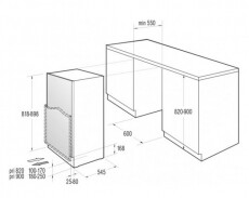 Gorenje RIU6092AW egyajtós hűtőszekrény Konyhai termékek - Hűtő, fagyasztó (beépíthető) - Egyajtós hűtő - 300379
