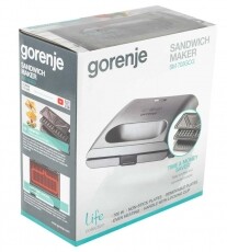 Gorenje SM703GCG Szendvics, gofri készítő és grillező Konyhai termékek - Konyhai kisgép (sütés / főzés / hűtés / ételkészítés) - Melegszendvics / gofri sütő - 363322