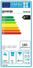 Gorenje WEI843B elöltöltős mosógép Háztartás / Otthon / Kültér - Mosógép / szárítógép - Elöltöltős normál (60cm-ig) mosógép - 348427