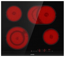 Gorenje ECT643BCSC beépíthető kerámia főzőlap Konyhai termékek - Sütő-főzőlap, tűzhely (beépíthető) - Elektromos főzőlap (beépíthető) - 345626