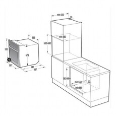 Gorenje BO635E11XK Konyhai termékek - Sütő-főzőlap, tűzhely (beépíthető) - Sütő (beépíthető) - 350061