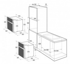 Gorenje BO73ORAW  elektromos sütő Konyhai termékek - Sütő-főzőlap, tűzhely (beépíthető) - Sütő (beépíthető) - 283852