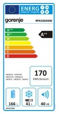 Gorenje RF 4142 ANW felülfagyasztós hűtőszekrény Konyhai termékek - Hűtő, fagyasztó (szabadonálló) - Felülfagyasztós kombinált hűtő - 320581