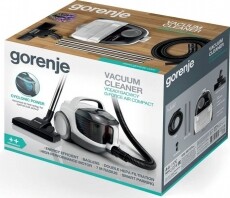 Gorenje VCEA01GACWCY Porzsák nélküli porszívó Háztartás / Otthon / Kültér - Porszívó / takarítógép - Porzsák nélküli porszívó - 363834