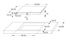 Gorenje IS645BG beépíthető indukciós főzőlap Konyhai termékek - Sütő-főzőlap, tűzhely (beépíthető) - Indukciós főzőlap (beépíthető) - 350192