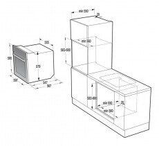 Gorenje BO758A47XG beépíthető sütő Konyhai termékek - Sütő-főzőlap, tűzhely (beépíthető) - Sütő (beépíthető) - 350178