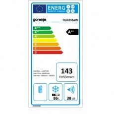 Gorenje FIU6092AW fagyasztószekrény Konyhai termékek - Hűtő, fagyasztó (beépíthető) - Fagyasztószekrény - 300371