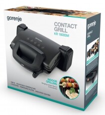 Gorenje KR1800SM asztali grill Konyhai termékek - Konyhai kisgép (sütés / főzés / hűtés / ételkészítés) - Kontakt grill sütő / sütőlap - 362196