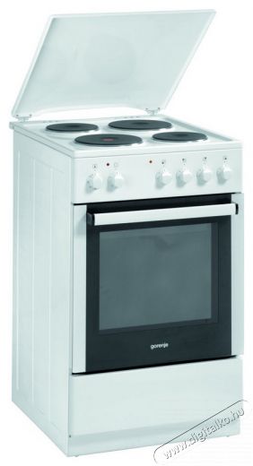 Gorenje E51102AW elektromos tűzhely Konyhai termékek - Sütő-főzőlap, tűzhely (szabadonálló) - Elektromos tűzhely (szabadonálló) - 283645