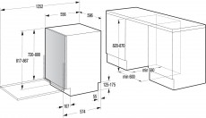 Gorenje GV67260 beépíthető mosogatógép Konyhai termékek - Mosogatógép - Normál (60cm) beépíthető mosogatógép - 326501