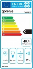 Gorenje TH60E3X beépíthető páraelszívó Konyhai termékek - Páraelszívó - Beépíthető / kihúzható - 370460