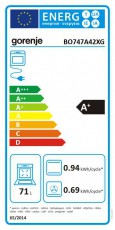 Gorenje BO747A42XG beépíthető elektromos sütő Konyhai termékek - Sütő-főzőlap, tűzhely (beépíthető) - Sütő (beépíthető) - 362224