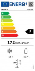 Gorenje RB491PW Egyajtós hűtőszekrény Konyhai termékek - Hűtő, fagyasztó (szabadonálló) - Egyajtós hűtő - 365607