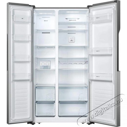 Gorenje NRS918EMX Side by side hűtőszekrény Konyhai termékek - Hűtő, fagyasztó (szabadonálló) - Amerikai típusú Side By Side hűtő - 372116