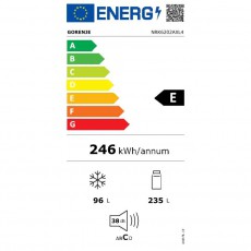 Gorenje NRK6202AXL4 Alulfagyasztós hűtőszekrény Konyhai termékek - Hűtő, fagyasztó (szabadonálló) - Alulfagyasztós kombinált hűtő - 372114