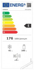 Gorenje RF4142PW4 felülfagyasztós hűtő Konyhai termékek - Hűtő, fagyasztó (szabadonálló) - Felülfagyasztós kombinált hűtő - 365609