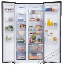 Gorenje NRS918EMB Side By Side hűtő Konyhai termékek - Hűtő, fagyasztó (szabadonálló) - Amerikai típusú Side By Side hűtő - 373108