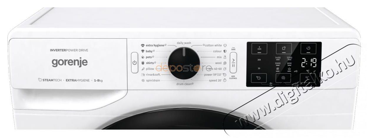 Gorenje WNEI86BS el&ouml;lt&ouml;ltős mos&oacute;g&eacute;p H&aacute;ztart&aacute;s / Otthon / K&uuml;lt&eacute;r - Mos&oacute;g&eacute;p / sz&aacute;r&iacute;t&oacute;g&eacute;p - El&ouml;lt&ouml;ltős norm&aacute;l (60cm-ig) mos&oacute;g&eacute;p - 373683