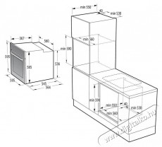 Gorenje BO6717E03BG beépíthető sütő Konyhai termékek - Sütő-főzőlap, tűzhely (beépíthető) - Sütő (beépíthető) - 374980