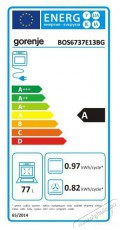 Gorenje BOS6737E13BG beépíthető sütő Konyhai termékek - Sütő-főzőlap, tűzhely (beépíthető) - Sütő (beépíthető) - 378466