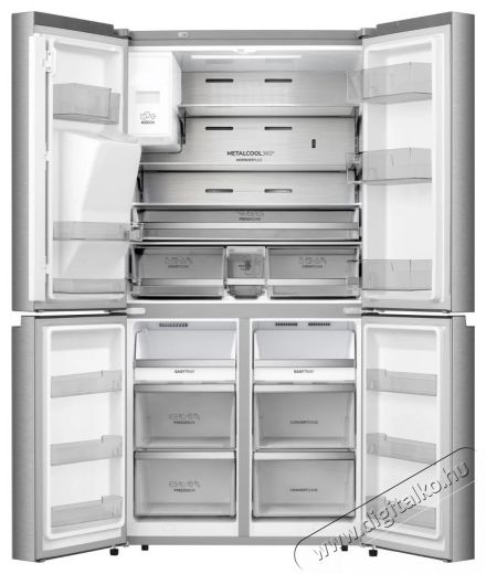 Gorenje NRM918FVX side by side hűtő Konyhai termékek - Hűtő, fagyasztó (szabadonálló) - Amerikai típusú Side By Side hűtő - 378470
