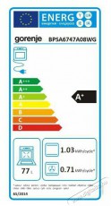 Gorenje BPSA6747A08WG béépíthető sütő Konyhai termékek - Sütő-főzőlap, tűzhely (beépíthető) - Sütő (beépíthető) - 380581