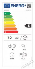 Gorenje GS520E15S Keskeny mosogatógép Konyhai termékek - Mosogatógép - Keskeny (45cm-ig) szabadonálló mosogatógép - 381406
