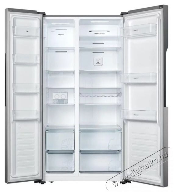 Gorenje  NRS918FMX Side-by-side sz&uuml;rke hűtőszekr&eacute;ny Konyhai term&eacute;kek - Hűtő, fagyaszt&oacute; (szabadon&aacute;ll&oacute;) - Amerikai t&iacute;pus&uacute; Side By Side hűtő - 384372