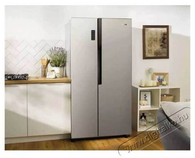 Gorenje  NRS918FMX Side-by-side sz&uuml;rke hűtőszekr&eacute;ny Konyhai term&eacute;kek - Hűtő, fagyaszt&oacute; (szabadon&aacute;ll&oacute;) - Amerikai t&iacute;pus&uacute; Side By Side hűtő - 384372