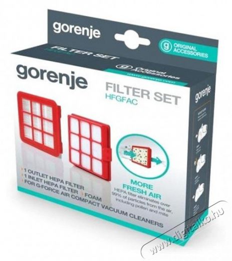 Gorenje HFGFAC / 732742 VCEA01GACWCY-hoz porszívó HEPA filter szűrőkészlet Háztartás / Otthon / Kültér - Porszívó / takarítógép - Szűrő - 393005