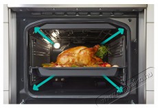 Gorenje GEC5C41SG Tűzhely Konyhai termékek - Sütő-főzőlap, tűzhely (szabadonálló) - Elektromos tűzhely (szabadonálló) - 400174