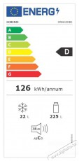 Gorenje ORB615DBK Hűtő felülfagyasztós egyajtós Konyhai termékek - Hűtő, fagyasztó (szabadonálló) - Felülfagyasztós kombinált hűtő - 450148