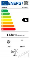 Gorenje RK418DPS4 szabadonálló alulfagyasztós hűtőszekrény Konyhai termékek - Hűtő, fagyasztó (szabadonálló) - Alulfagyasztós kombinált hűtő - 475510