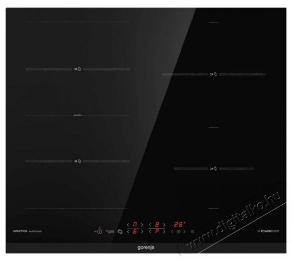 Gorenje ISC645BSC Konyhai termékek - Sütő-főzőlap, tűzhely (beépíthető) - Indukciós főzőlap (beépíthető) - 481685