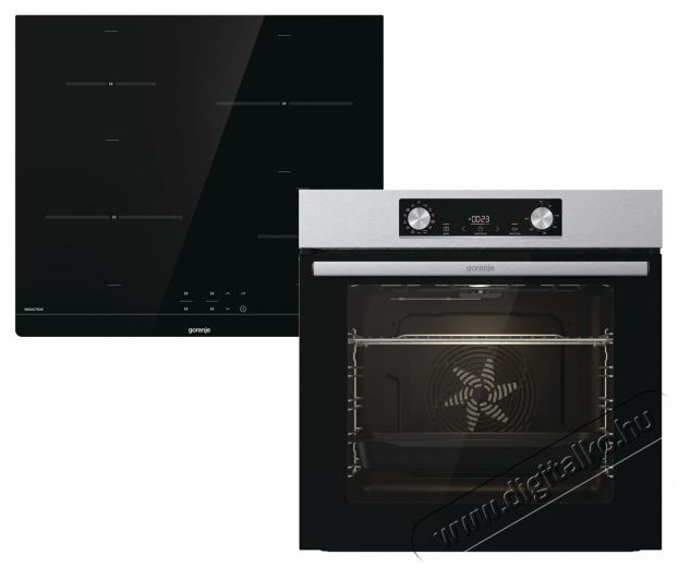 Gorenje Jumpset indukciós főzőlap és beépíthető sütő 738884 (738418+731742) Konyhai termékek - Sütő-főzőlap, tűzhely (beépíthető) - Sütő-főzőlap szett (beépíthető) - 493468