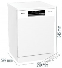 Gorenje GS643E90W Szabadonálló mosogatógép Konyhai termékek - Mosogatógép - Normál (60cm) szabadonálló mosogatógép - 494312