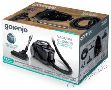 Gorenje VCEA03GALBKCY Porszívó Háztartás / Otthon / Kültér - Porszívó / takarítógép - Porzsák nélküli porszívó - 494822