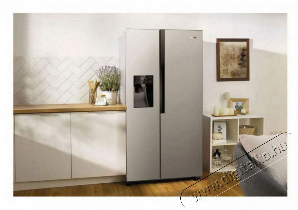 Gorenje NRS9182VX Amerikai hűtőszekr&eacute;ny Konyhai term&eacute;kek - Hűtő, fagyaszt&oacute; (szabadon&aacute;ll&oacute;) - Amerikai t&iacute;pus&uacute; Side By Side hűtő - 494332