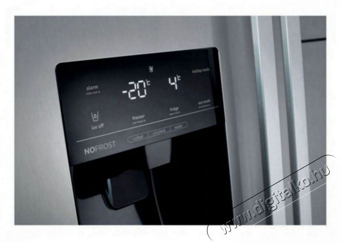 Gorenje NRS9182VX Amerikai hűtőszekr&eacute;ny Konyhai term&eacute;kek - Hűtő, fagyaszt&oacute; (szabadon&aacute;ll&oacute;) - Amerikai t&iacute;pus&uacute; Side By Side hűtő - 494332