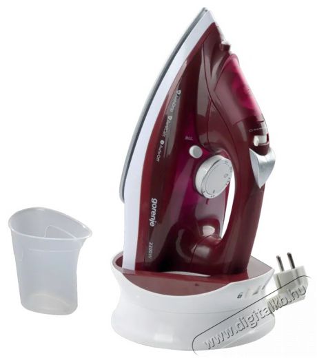 Gorenje SICH2200RBC gőz&ouml;lős vasal&oacute;, piros, ker&aacute;mia vasal&oacute;talp, automatikus kikapcsol&aacute;s funkci&oacute;, 270 ml-es v&iacute;ztart&aacute;ly, 2200 W H&aacute;ztart&aacute;s / Otthon / K&uuml;lt&eacute;r - Vasal&oacute; - Vasal&oacute; - 495802