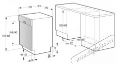 Gorenje GI62040X MOSOGATÓGÉP BEÉPÍTHETŐ 13 TERÍTÉK Konyhai termékek - Mosogatógép - Normál (60cm) beépíthető mosogatógép - 365606