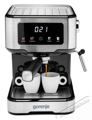 Gorenje ESCM15CD pressz&oacute; k&aacute;v&eacute;főző Konyhai term&eacute;kek - K&aacute;v&eacute;főző / k&aacute;v&eacute;&ouml;rlő / kieg&eacute;sz&iacute;tő - Pressz&oacute; k&aacute;v&eacute;főző - 501632