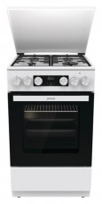 Gorenje GK5C42WH-B kombinált gáztűzhely Konyhai termékek - Sütő-főzőlap, tűzhely (szabadonálló) - Kombinált tűzhely (szabadonálló) - 501693