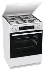 Gorenje GKS6C71WF kombinált gáztűzhely Konyhai termékek - Sütő-főzőlap, tűzhely (szabadonálló) - Kombinált tűzhely (szabadonálló) - 501698
