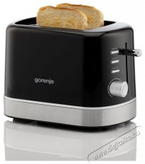 Gorenje T800DB fekete 2 szeletes kenyérpirító Konyhai termékek - Konyhai kisgép (sütés / főzés / hűtés / ételkészítés) - Kenyérpirító - 502368