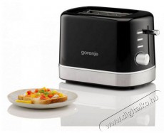 Gorenje T800DB fekete 2 szeletes kenyérpirító Konyhai termékek - Konyhai kisgép (sütés / főzés / hűtés / ételkészítés) - Kenyérpirító - 502368